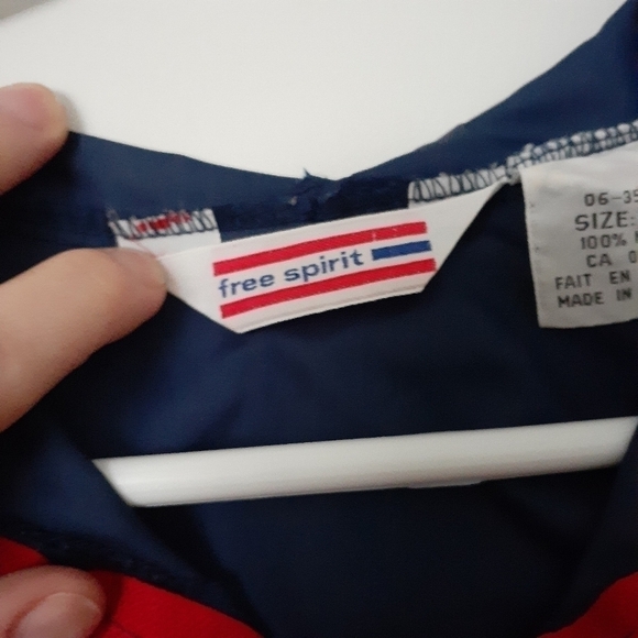 Vintage Free Spirit Nylon Retro Windbreaker - Picture 4 of 7